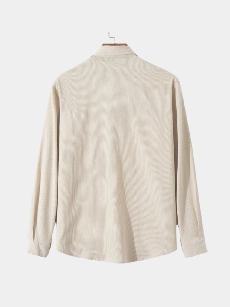 Casual Solid Corduroy Shirt - Manly Man