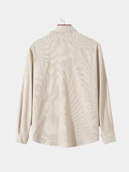 Casual Solid Corduroy Shirt - Manly Man