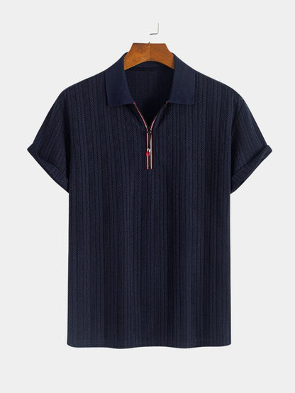 Cavalière Textured Polo – Manly Man