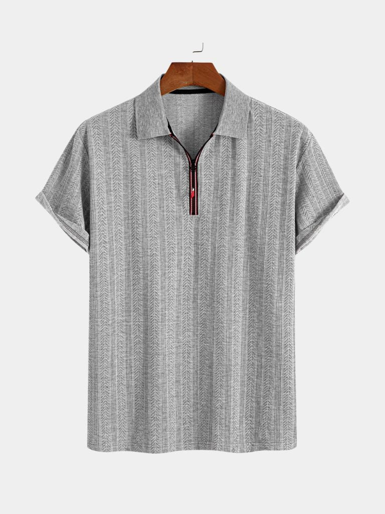 Cavalière Textured Polo – Manly Man