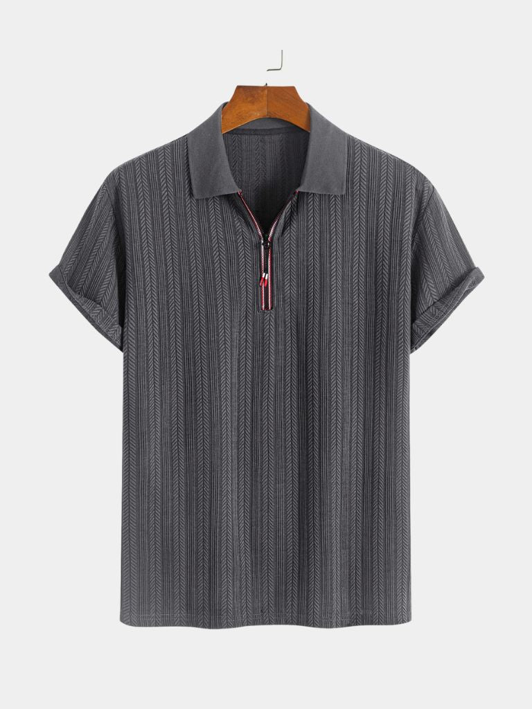 Cavalière Textured Polo – Manly Man