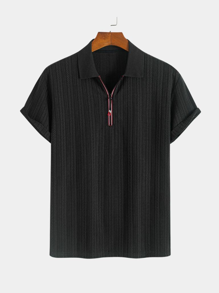 Cavalière Textured Polo – Manly Man