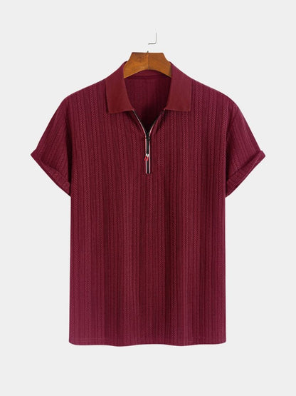 Cavalière Textured Polo – Manly Man