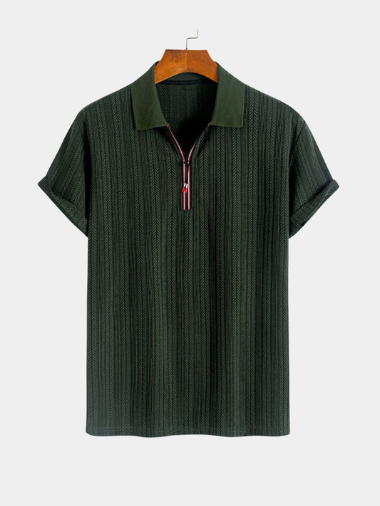 Cavalière Textured Polo – Manly Man