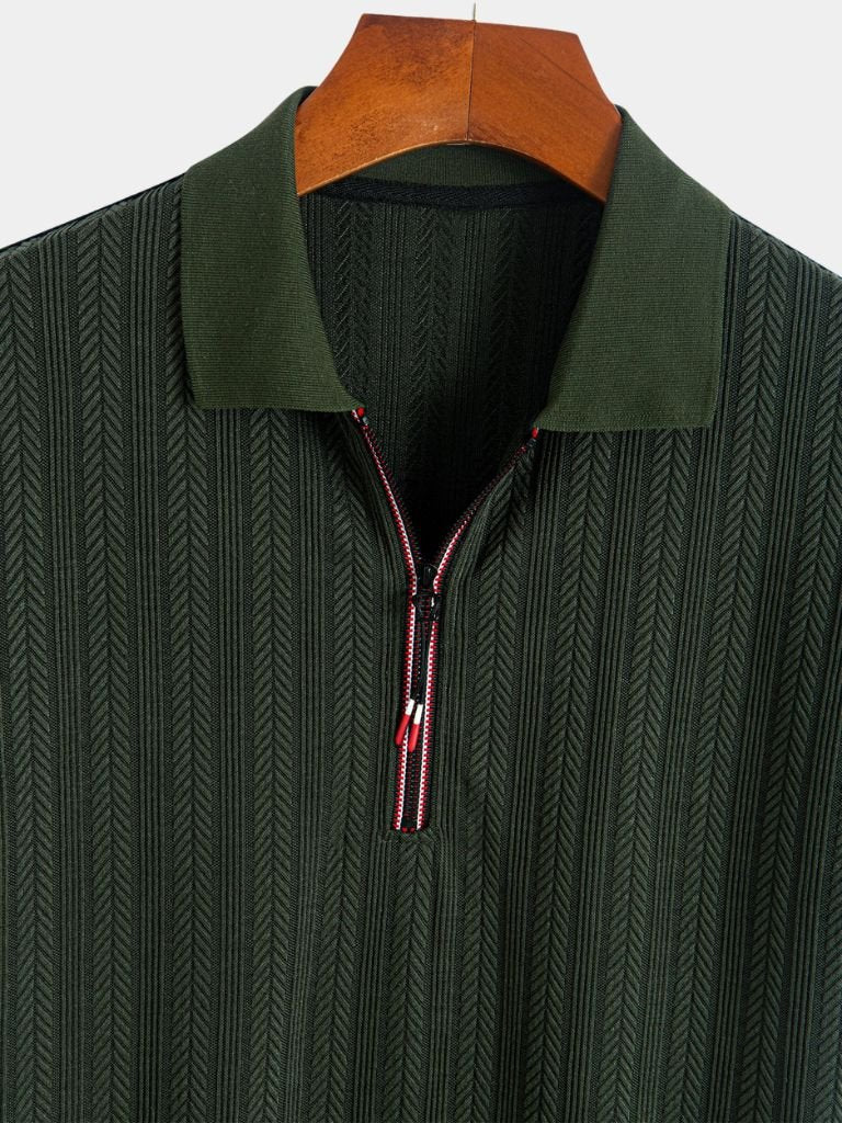 Cavalière Textured Polo – Manly Man