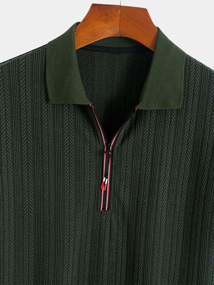 Cavalière Textured Polo – Manly Man