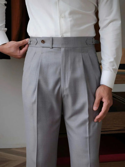 Classic Genova Sidetab Trousers - Manly Man