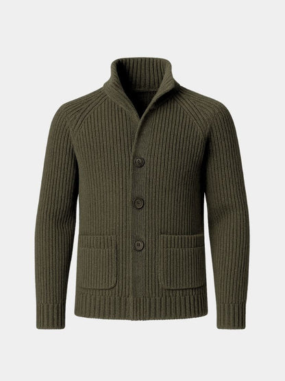 Classic Heritage Botton Knit Jacket - Manly Man