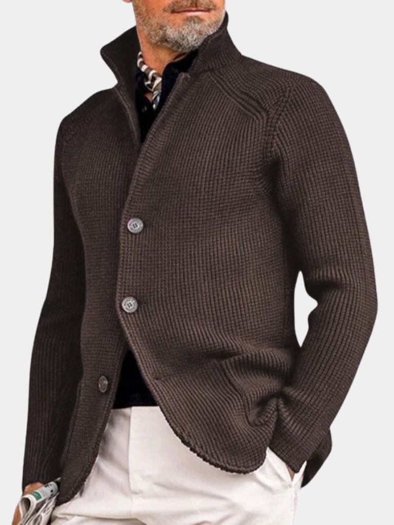 Classic Heritage Botton Knit Jacket - Manly Man