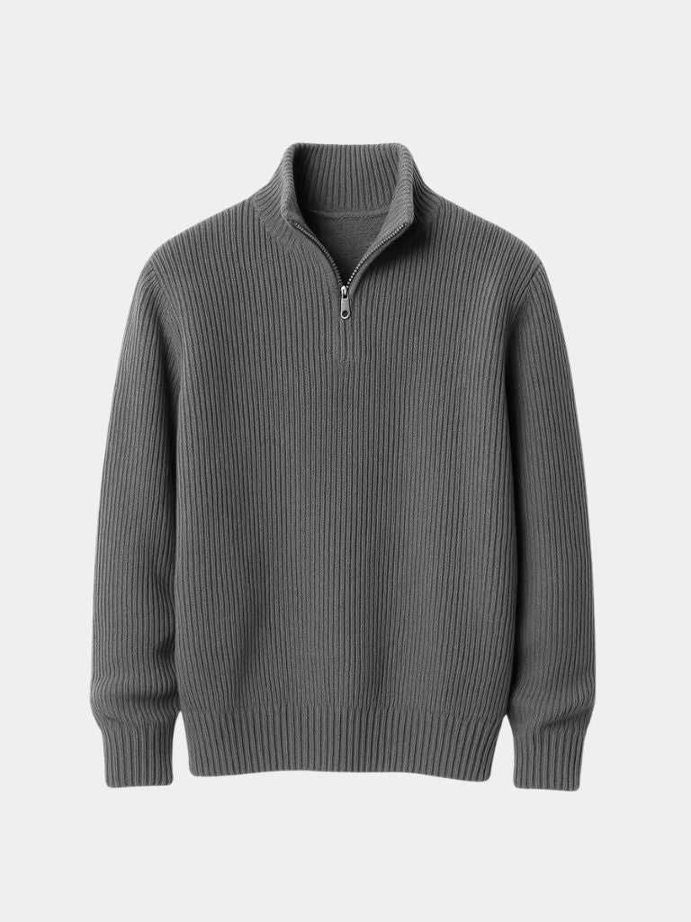 Classic Highland Quarter-Zip Sweater - Manly Man