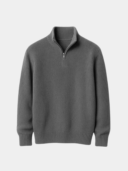 Classic Highland Quarter-Zip Sweater - Manly Man