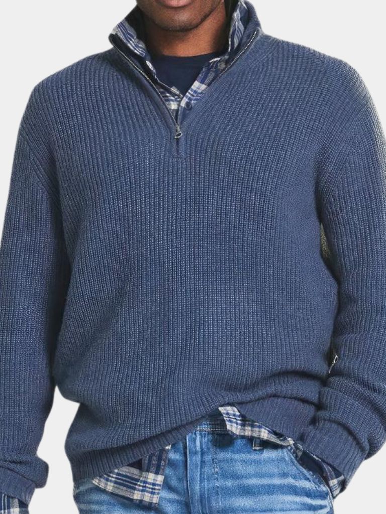 Classic Highland Quarter-Zip Sweater - Manly Man