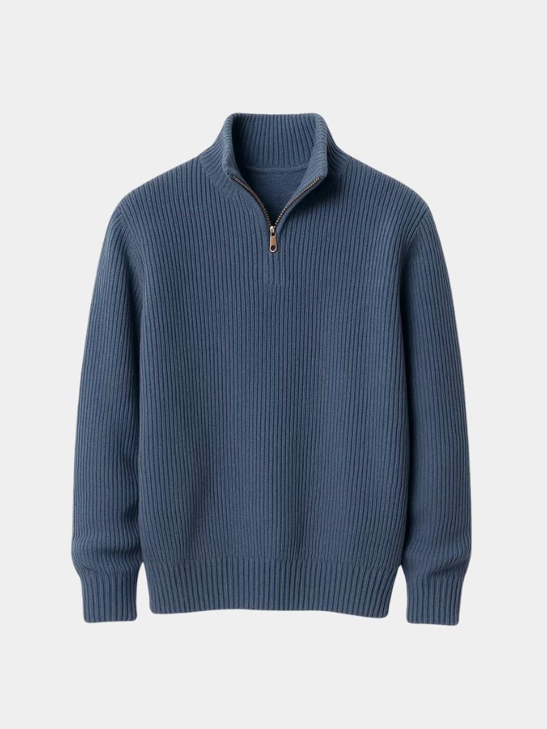 Classic Highland Quarter-Zip Sweater - Manly Man