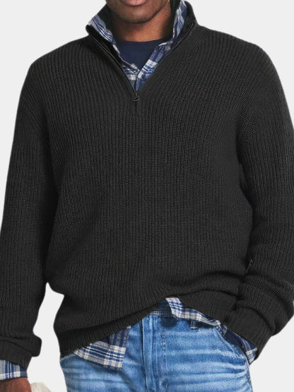 Classic Highland Quarter-Zip Sweater - Manly Man