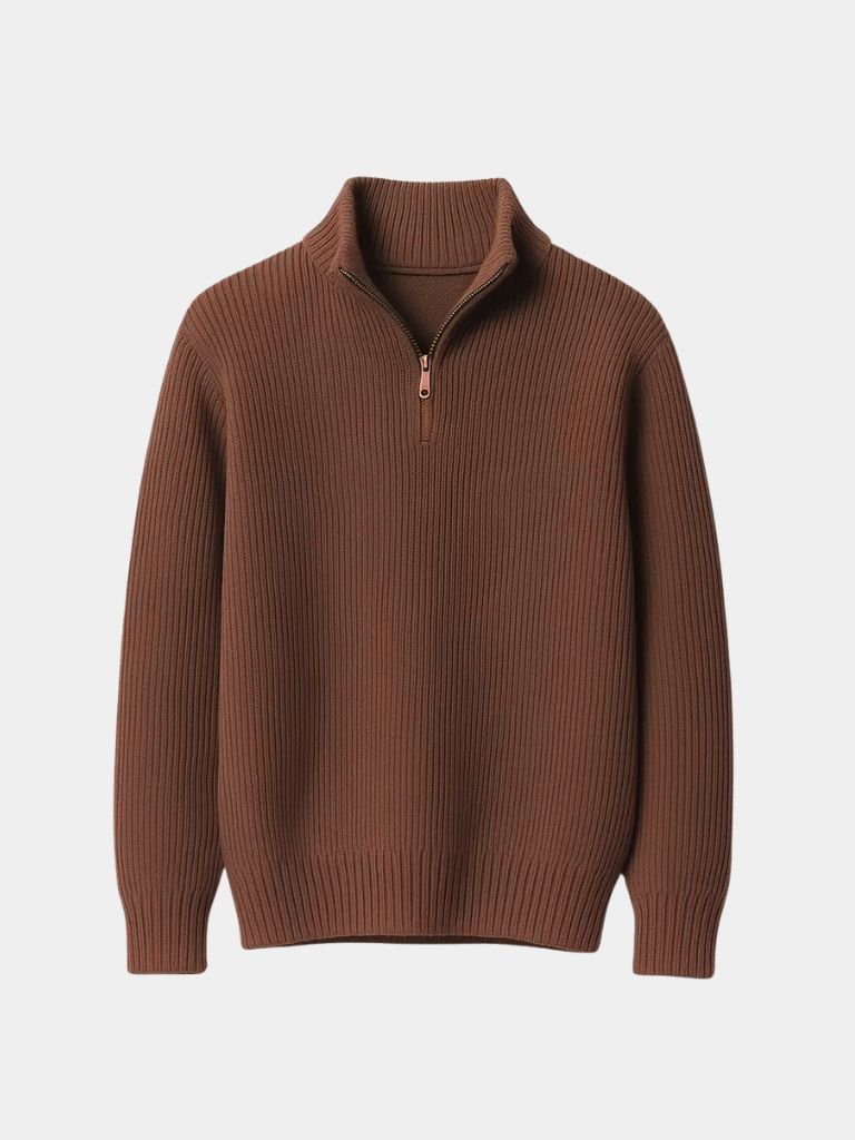 Classic Highland Quarter-Zip Sweater - Manly Man
