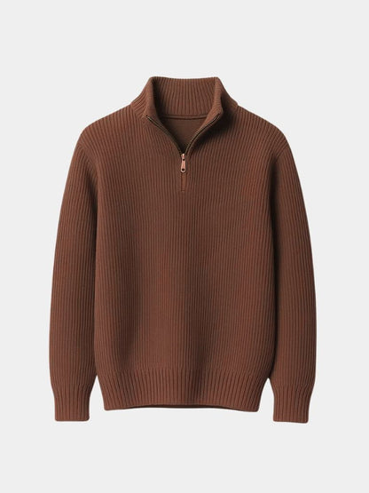 Classic Highland Quarter-Zip Sweater - Manly Man