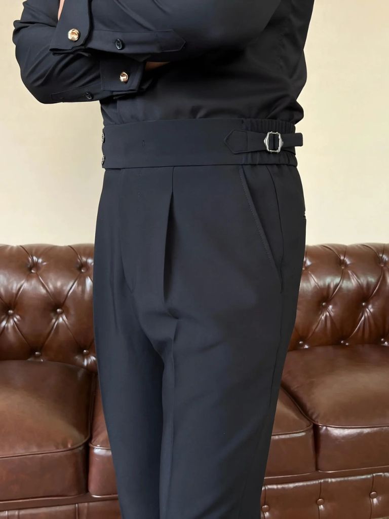 Classic Italia Sidetab Elastic Trousers - Manly Man