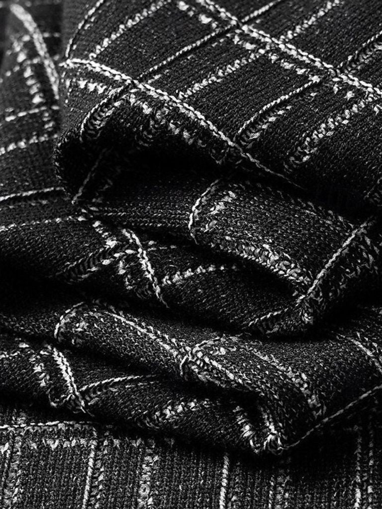 Classic Noir Knit Polo Shirt - Manly Man