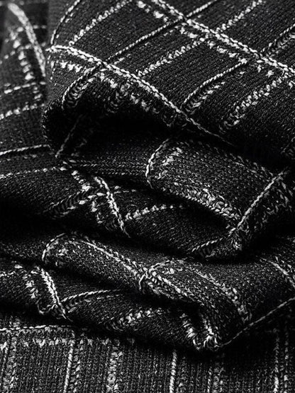 Classic Noir Knit Polo Shirt - Manly Man