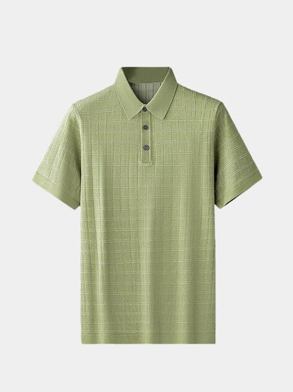 Classic Noir Knit Polo Shirt - Manly Man