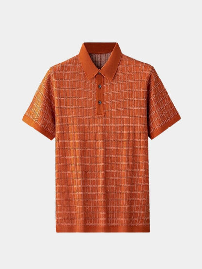 Classic Noir Knit Polo Shirt - Manly Man