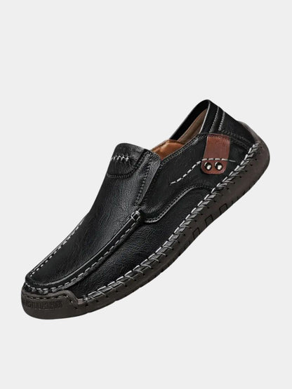 Comfortable Leather Moccasins Shoes - Manly Man