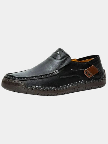Comfortable Leather Moccasins Shoes - Manly Man