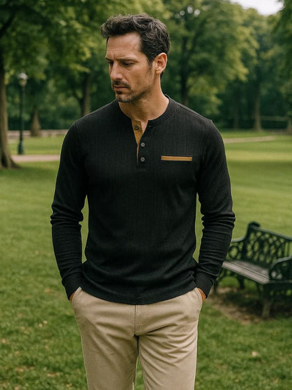 Corduroy Long Sleeve T-Shirt - Manly Man