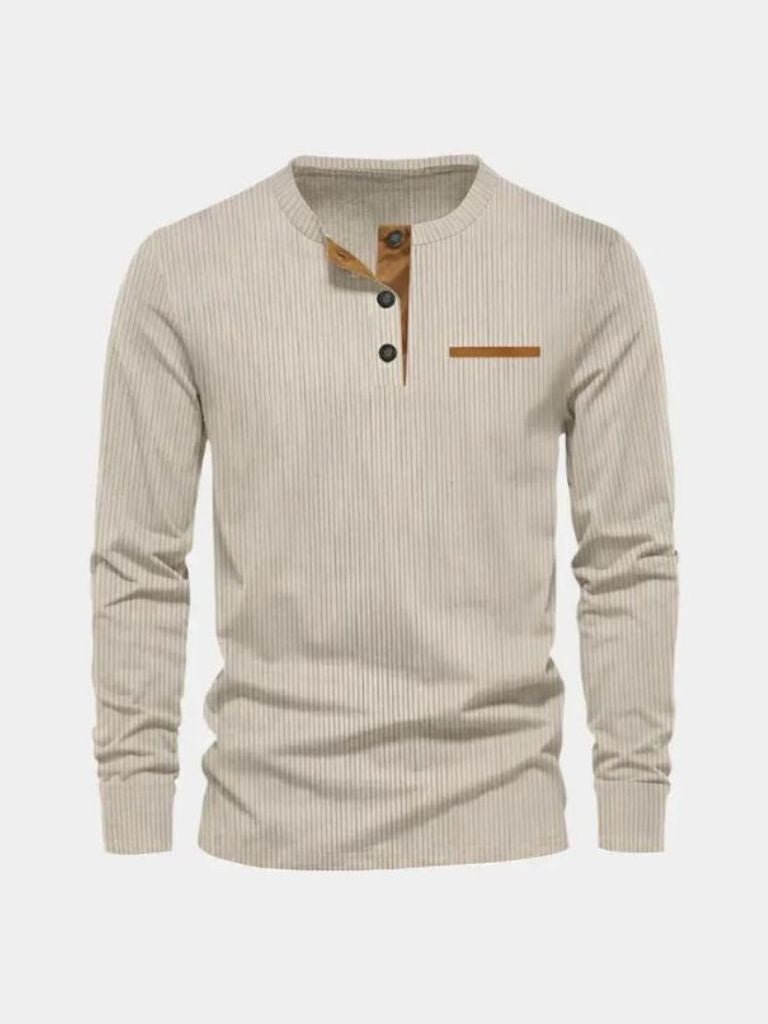 Corduroy Long Sleeve T-Shirt - Manly Man