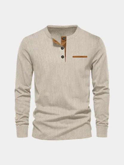 Corduroy Long Sleeve T-Shirt - Manly Man