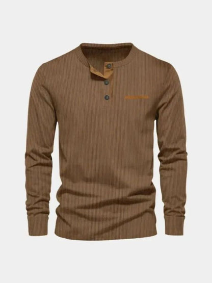 Corduroy Long Sleeve T-Shirt - Manly Man