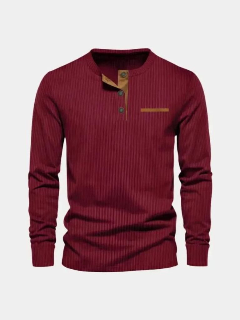 Corduroy Long Sleeve T-Shirt - Manly Man