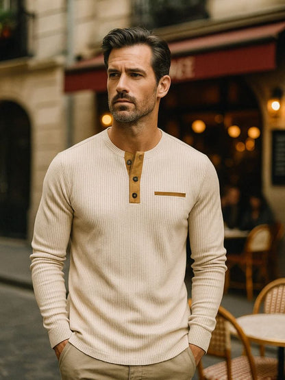 Corduroy Long Sleeve T-Shirt - Manly Man