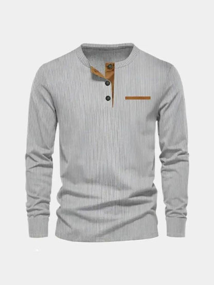 Corduroy Long Sleeve T-Shirt - Manly Man