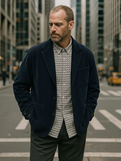 Corduroy Winter Blazer - Manly Man