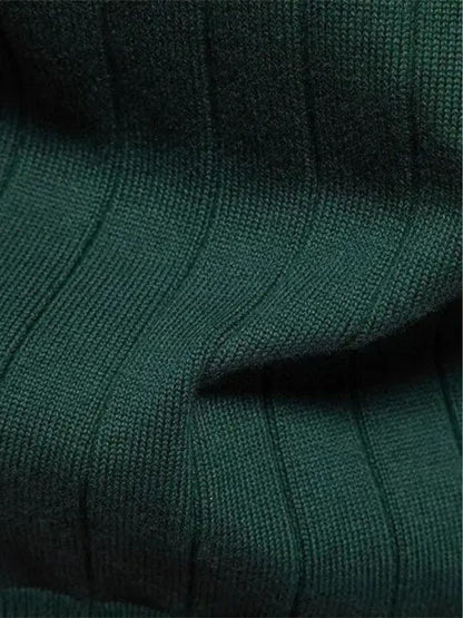 Cotton Button-Up Cardigan Sweater - Manly Man