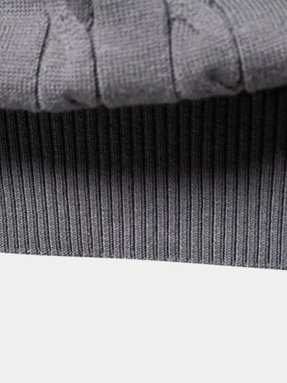 Cotton  Crew Neck Pullover Sweater - Manly Man