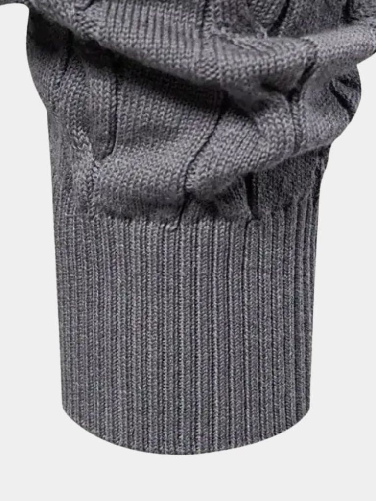 Cotton  Crew Neck Pullover Sweater - Manly Man