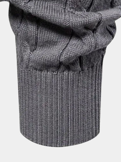 Cotton  Crew Neck Pullover Sweater - Manly Man