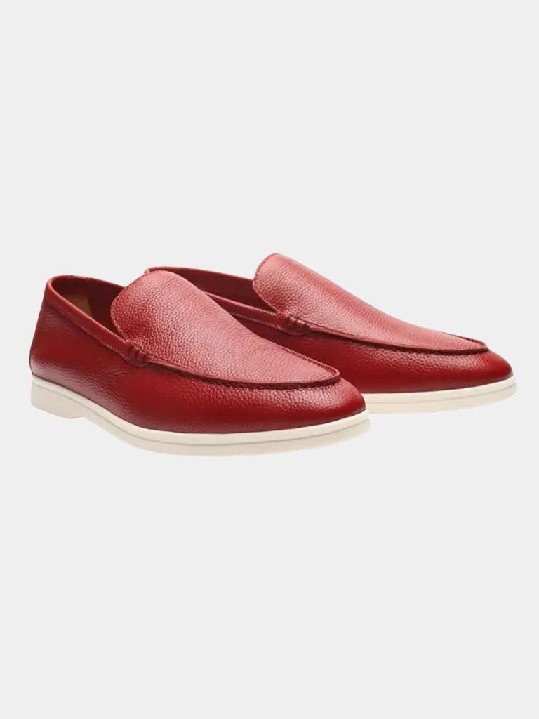 Cowhide Leather Loafers - Manly Man