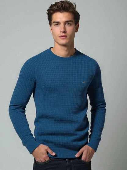 Crew Neck Knitwear Jumper Sweater - Manly Man
