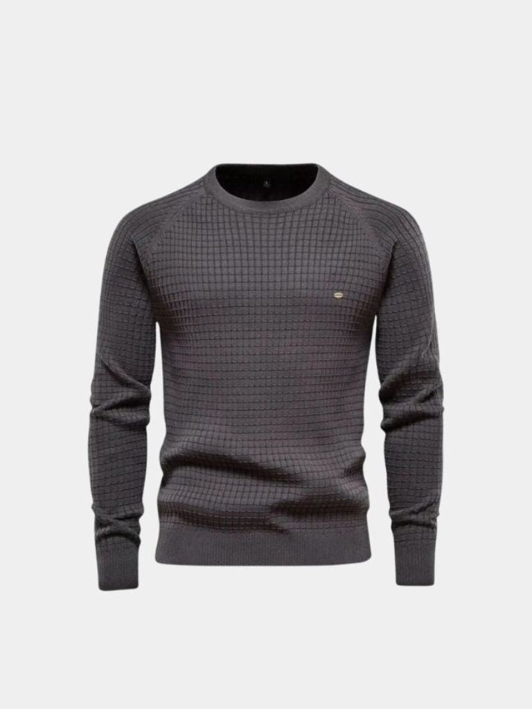 Crew Neck Knitwear Jumper Sweater - Manly Man