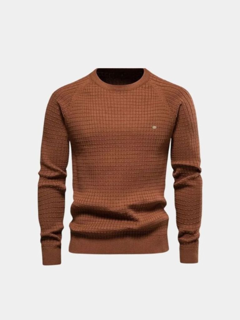 Crew Neck Knitwear Jumper Sweater - Manly Man