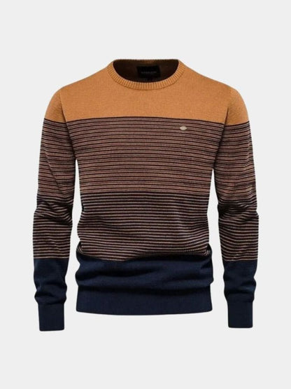 Crew Neck Knitwear Knit Pullover Sweater Jumper - Manly Man