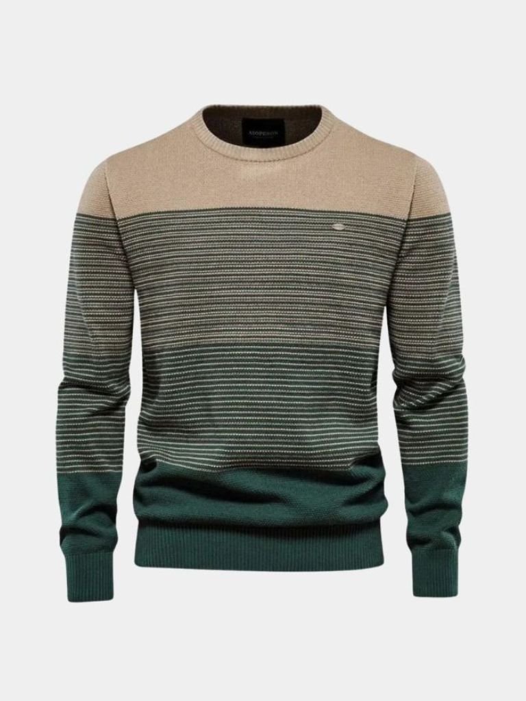 Crew Neck Knitwear Knit Pullover Sweater Jumper - Manly Man
