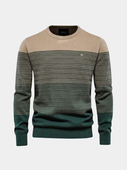 Crew Neck Knitwear Knit Pullover Sweater Jumper - Manly Man