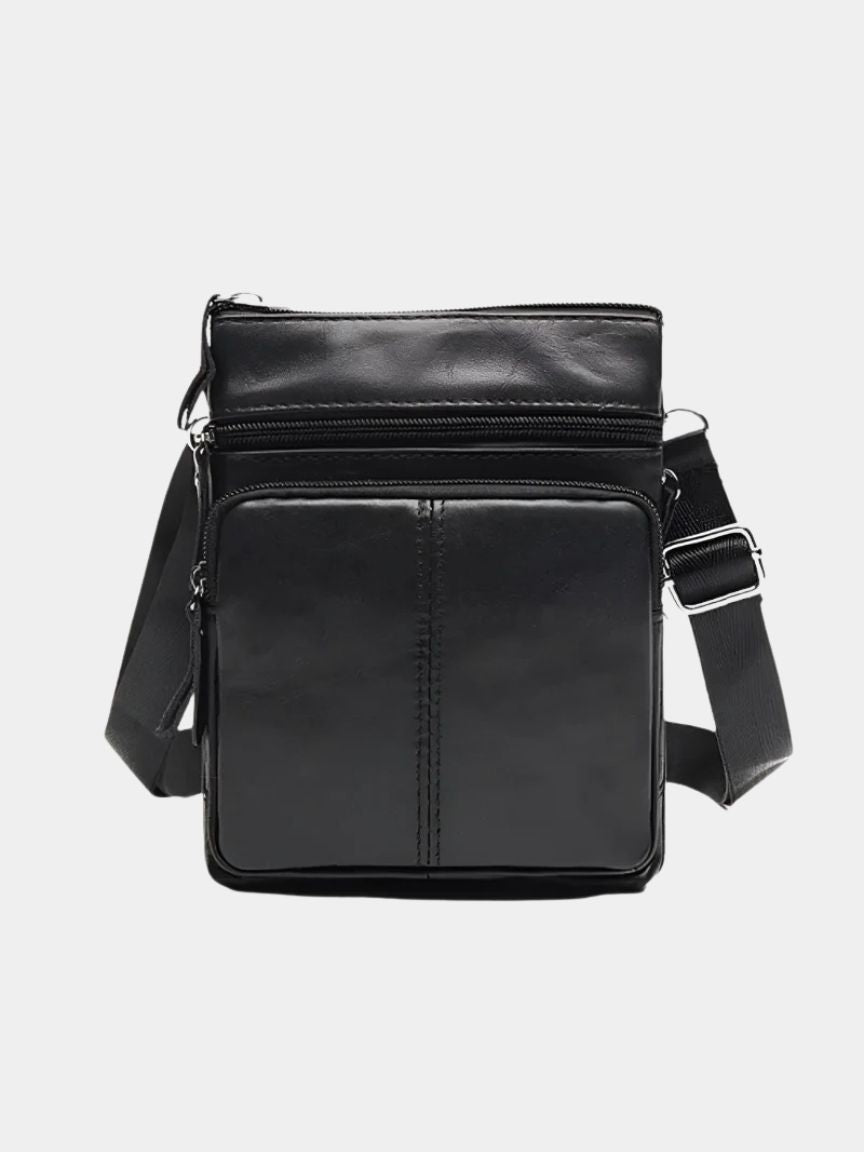 Crossbody Leather Shoulder Bag - Manly Man