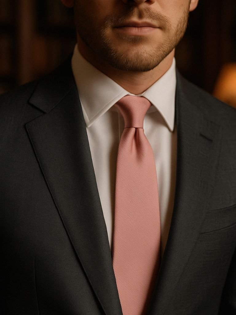 Dusty Blush Tie – Manly Man