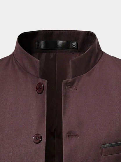 Elegant Collar Jacket - Manly Man