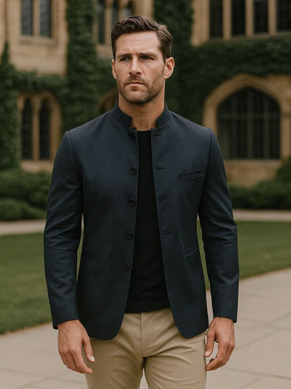 Elegant Collar Jacket - Manly Man